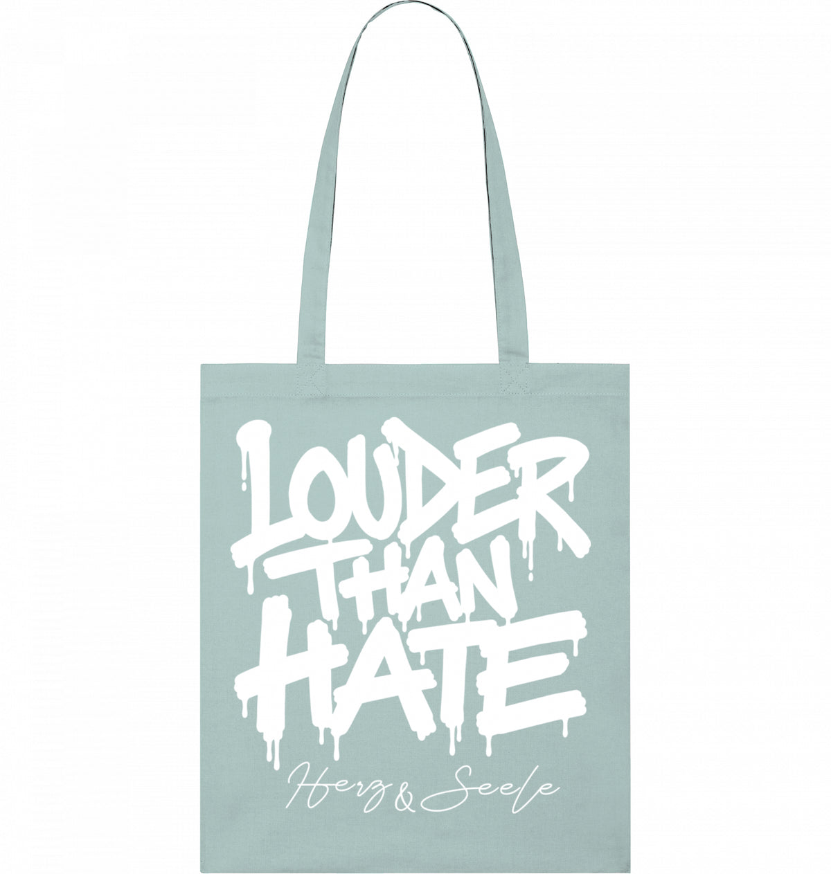 LOUDER THAN HATE – HERZ & SEELE TASCHE