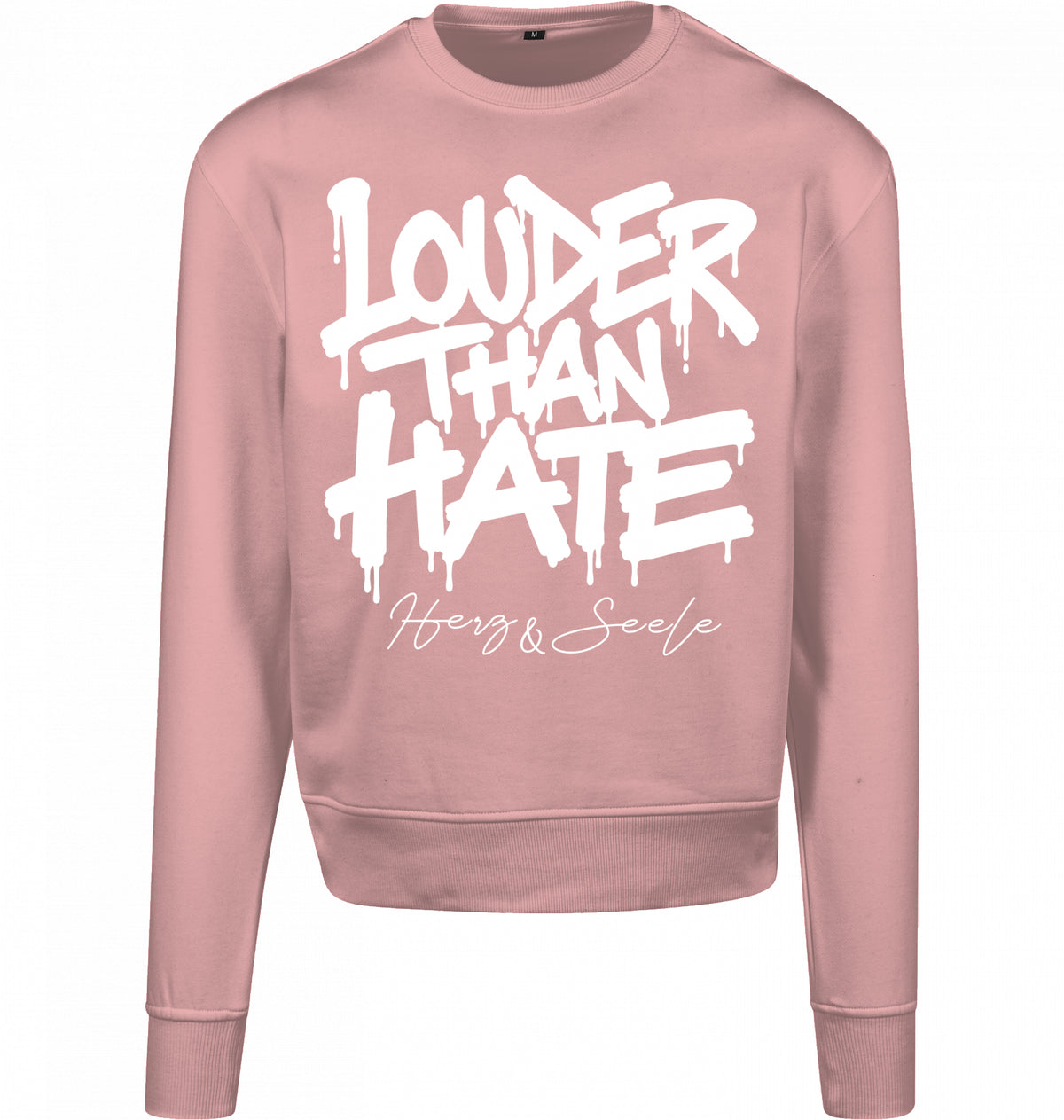 LOUDER THAN HATE – HERZ & SEELE SWEATER - UNISEX