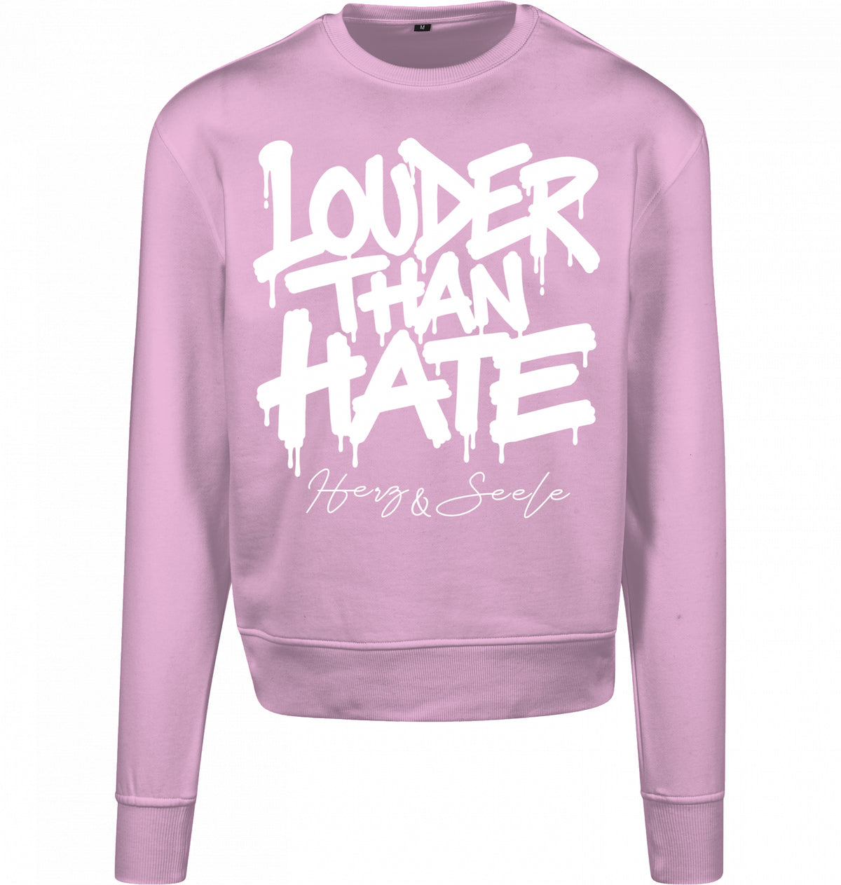 LOUDER THAN HATE – HERZ & SEELE SWEATER - UNISEX