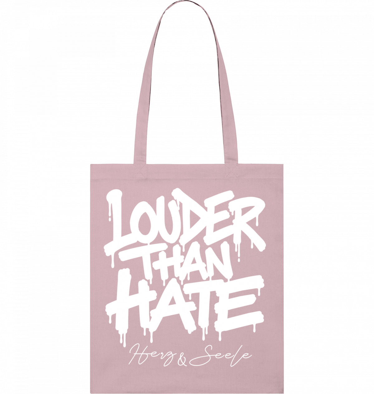 LOUDER THAN HATE – HERZ & SEELE TASCHE