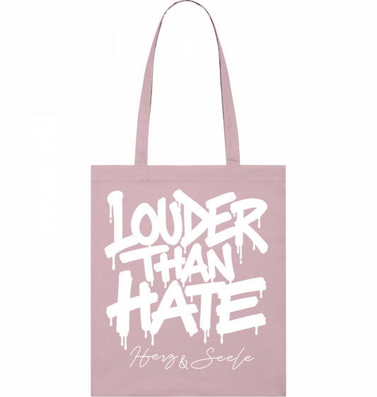 LOUDER THAN HATE – HERZ & SEELE TASCHE