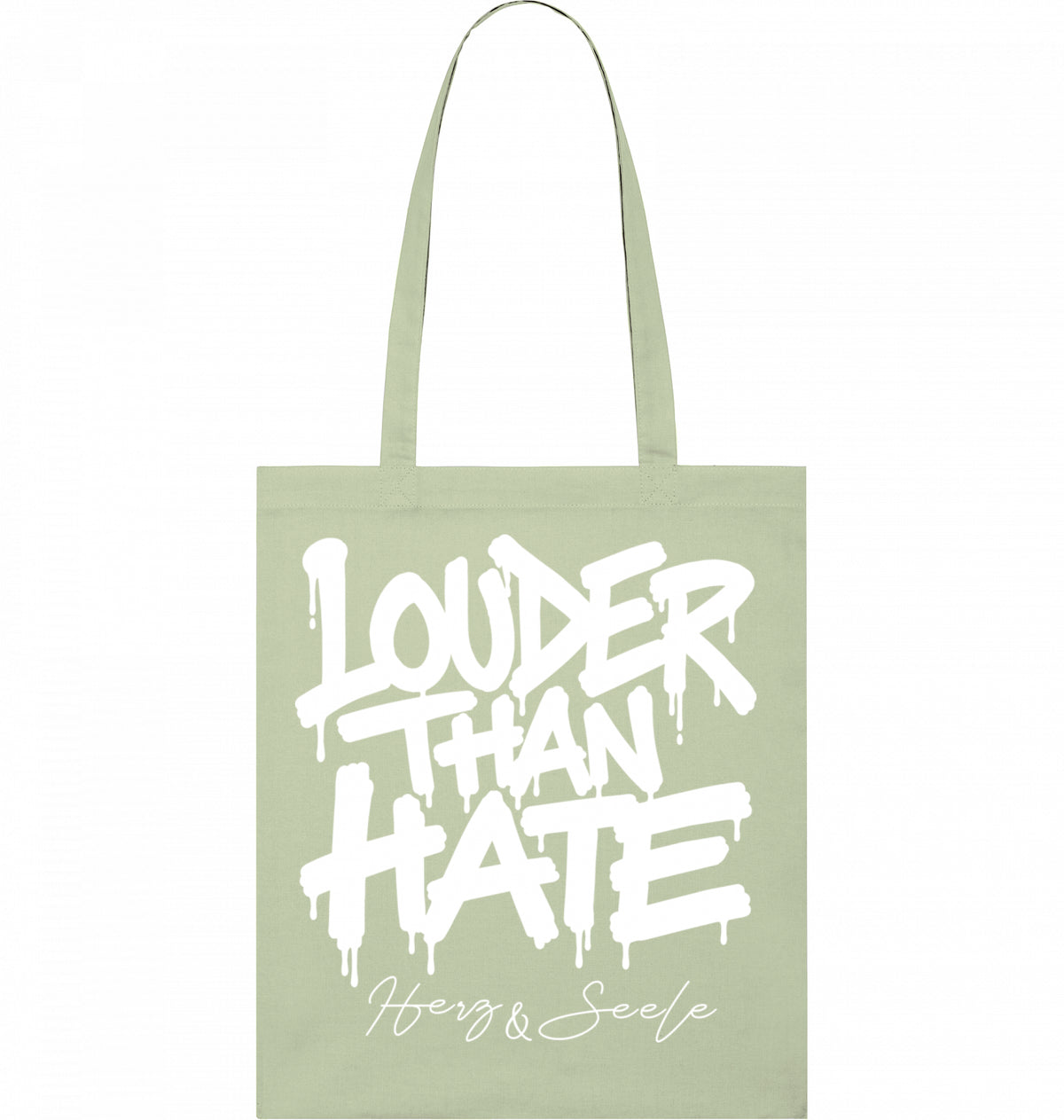 LOUDER THAN HATE – HERZ & SEELE TASCHE