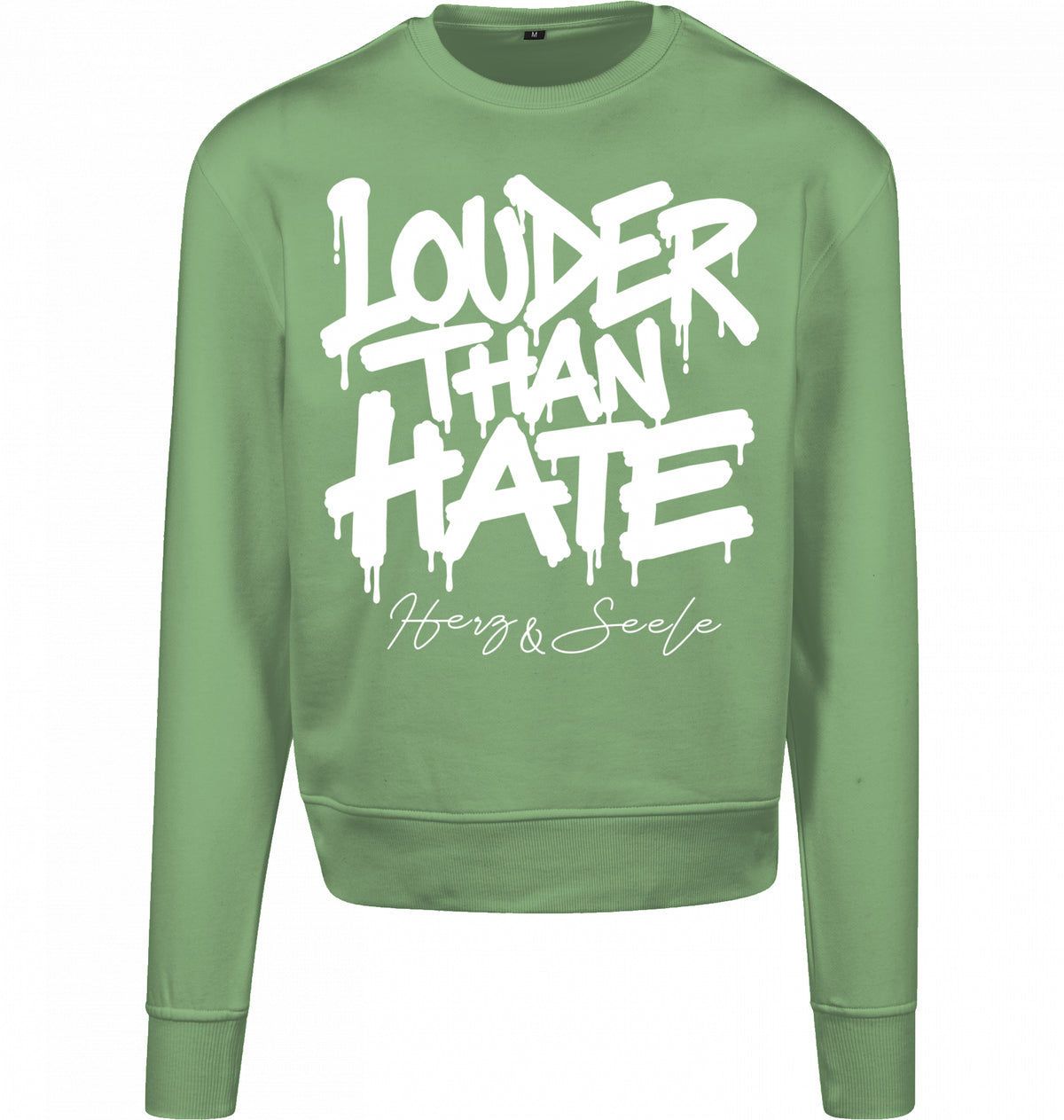 LOUDER THAN HATE – HERZ & SEELE SWEATER - UNISEX
