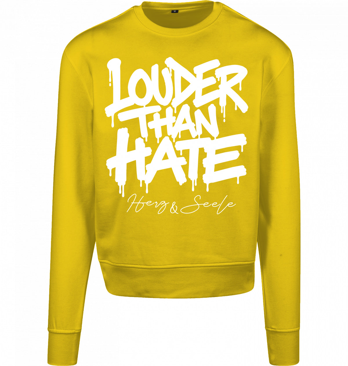 LOUDER THAN HATE – HERZ & SEELE SWEATER - UNISEX